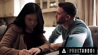 Real Proscribe Lulu Chu's Pervy Roommate Uses Slimthick Vic To Jolly along Their way Into A Triple FULL SCENE
