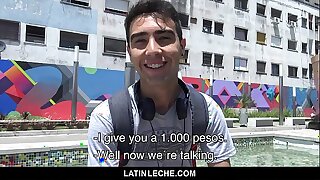 LatinLeche - Publicly Stud Pounds A Cute Latino Boy For Cash